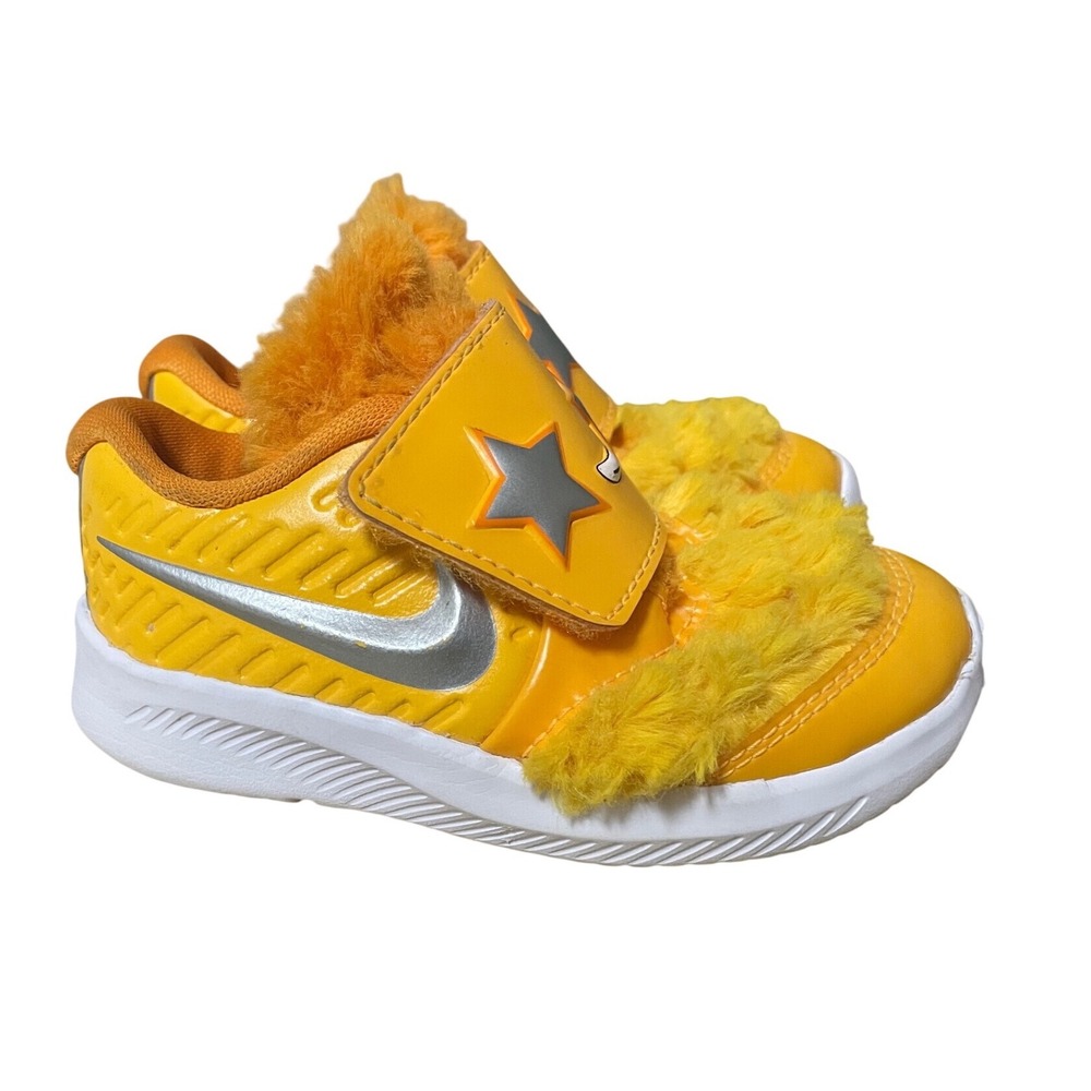 Nike Star Runner 2 Fuzz Toddler University Gold Yellow DC4405-700 Size 6C
